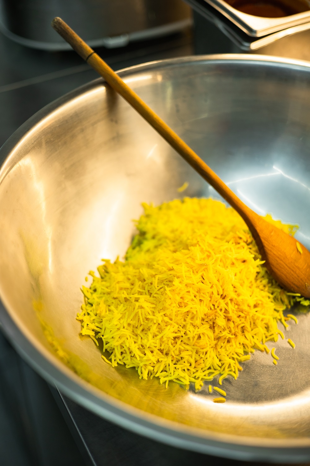 Turmeric Rice preparation