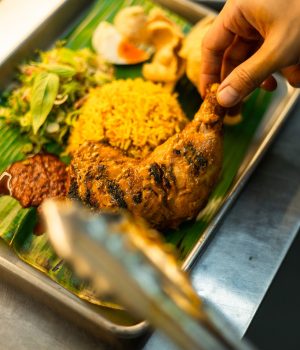 Nasi Kerabu with Ayam Percik Set - Kerabu by arang